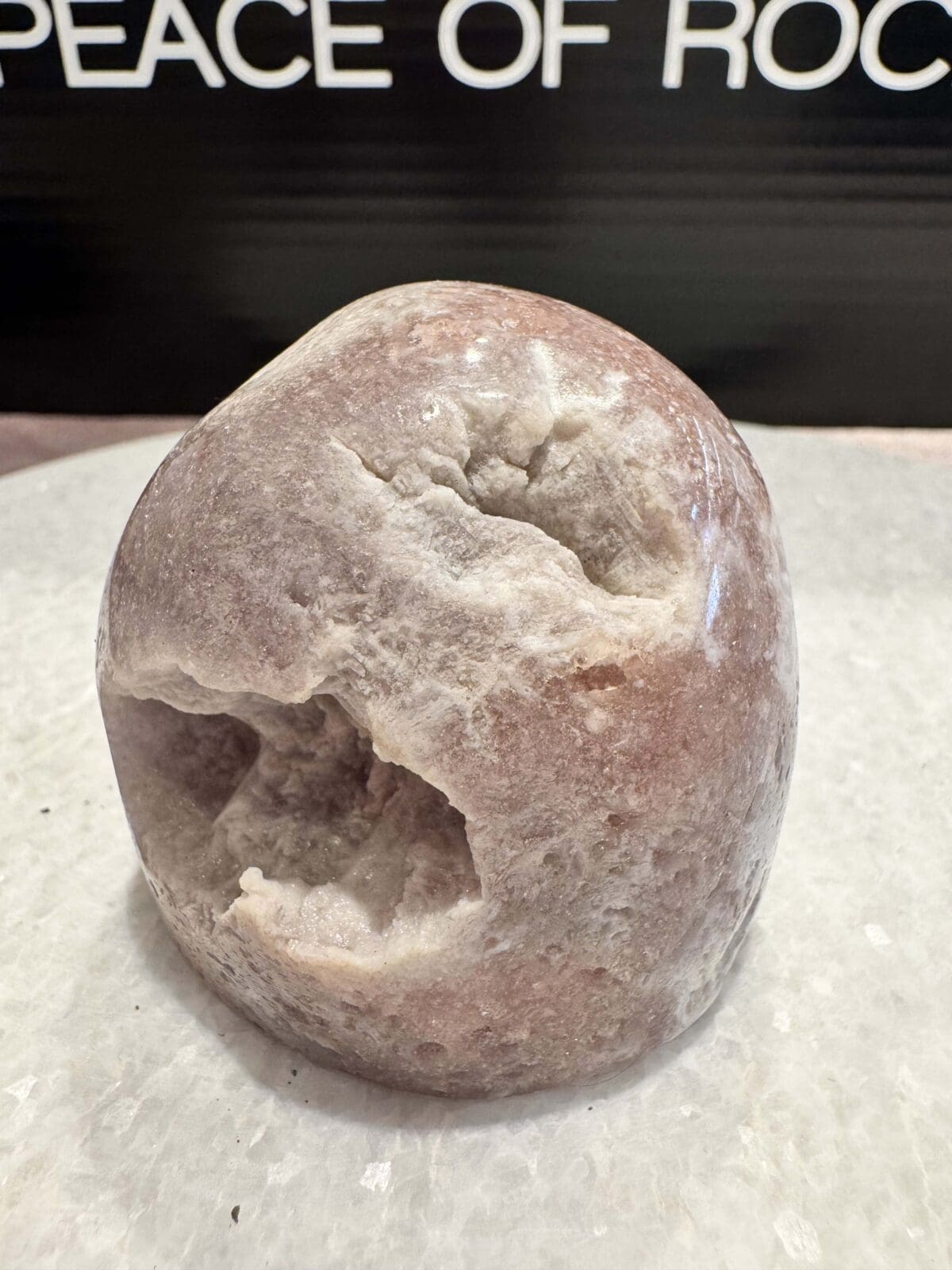Roze Amethist freeform - Afbeelding 4