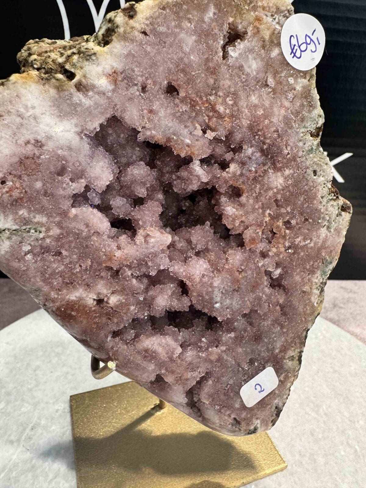 Roze Amethist slab - Afbeelding 5