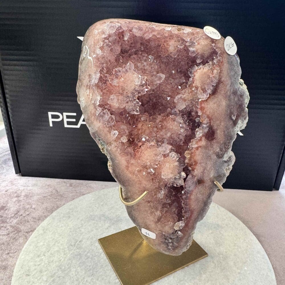 Roze Amethist slab (eyecatcher) 2kg