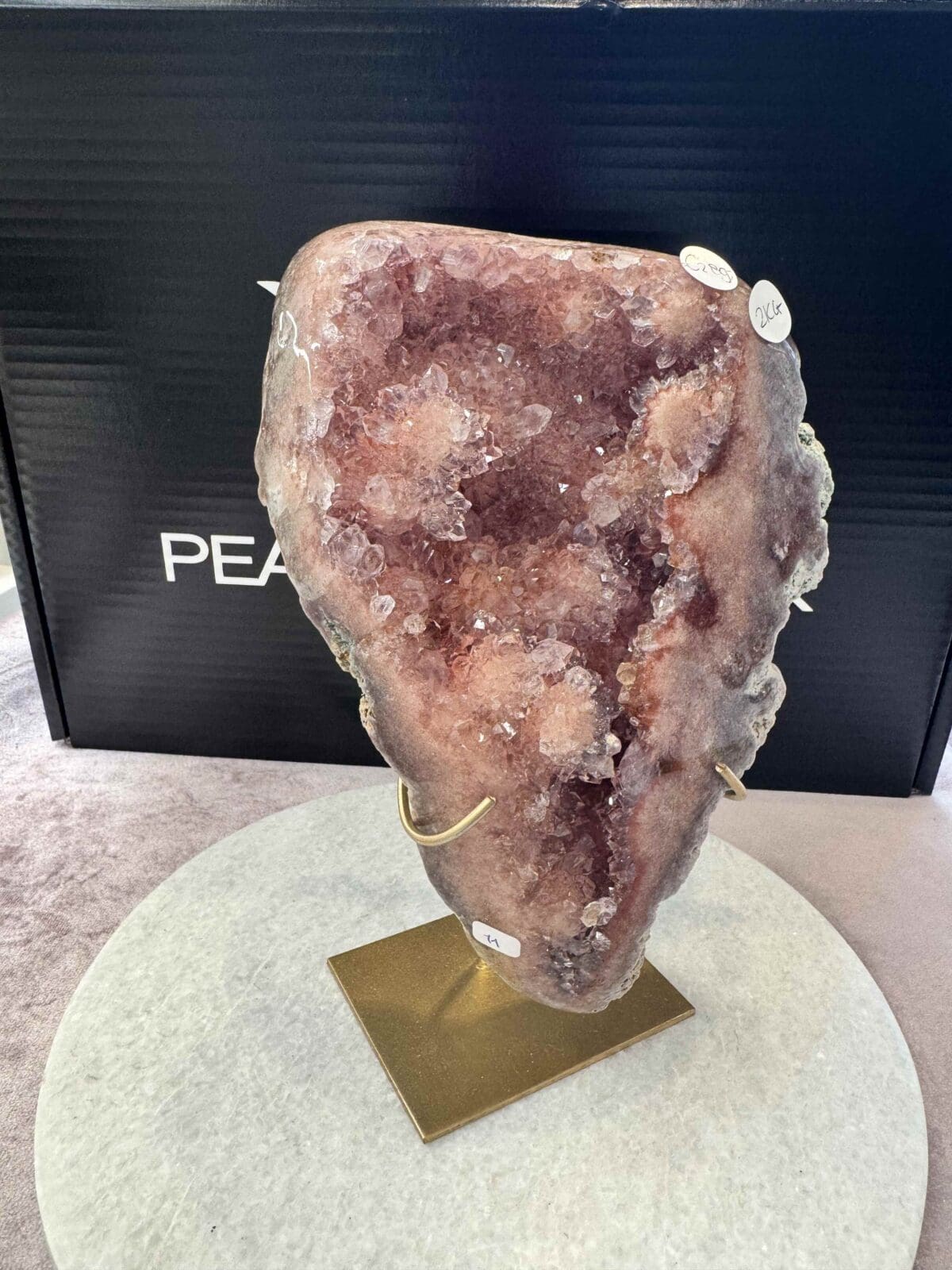 Roze Amethist slab (eyecatcher) 2kg