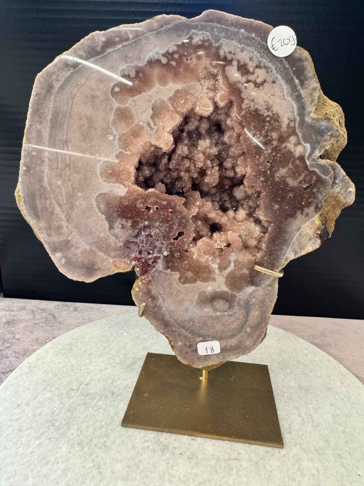 Roze Amethist slab