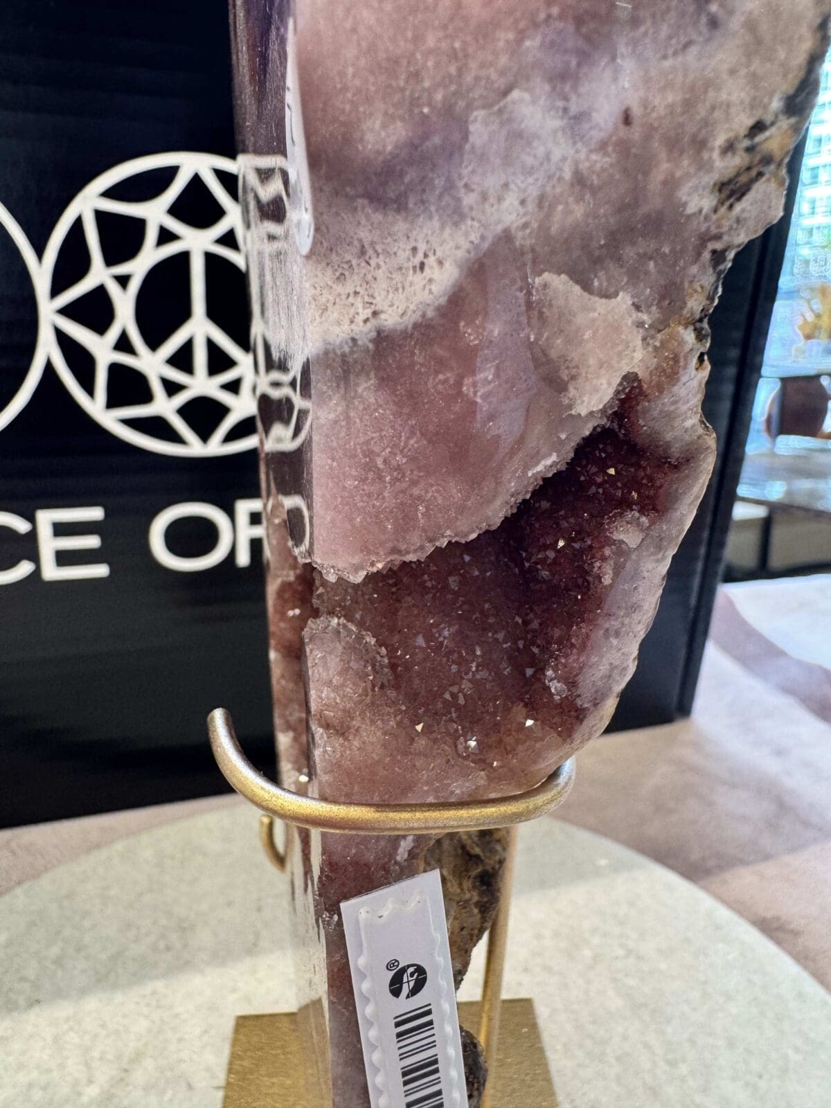Roze Amethist slab - Afbeelding 5
