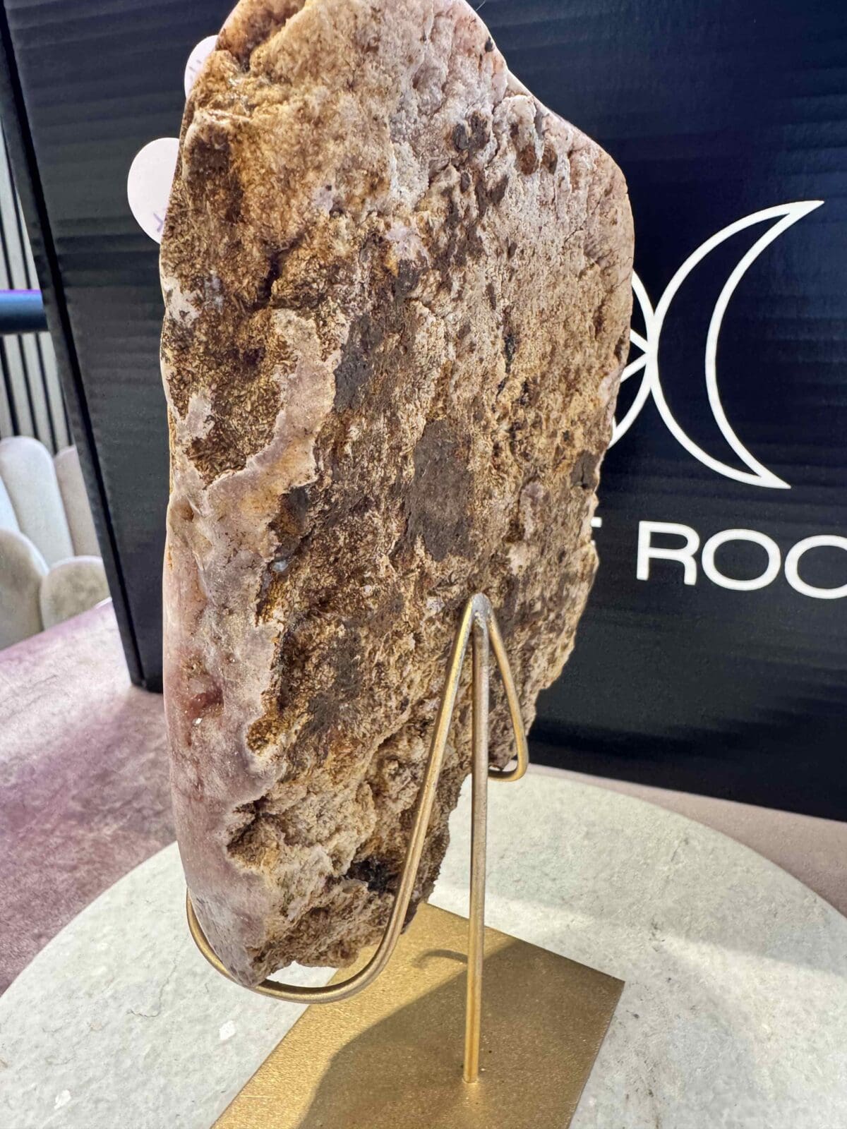 Roze Amethist slab (eyecatcher) 1,4KG - Afbeelding 3