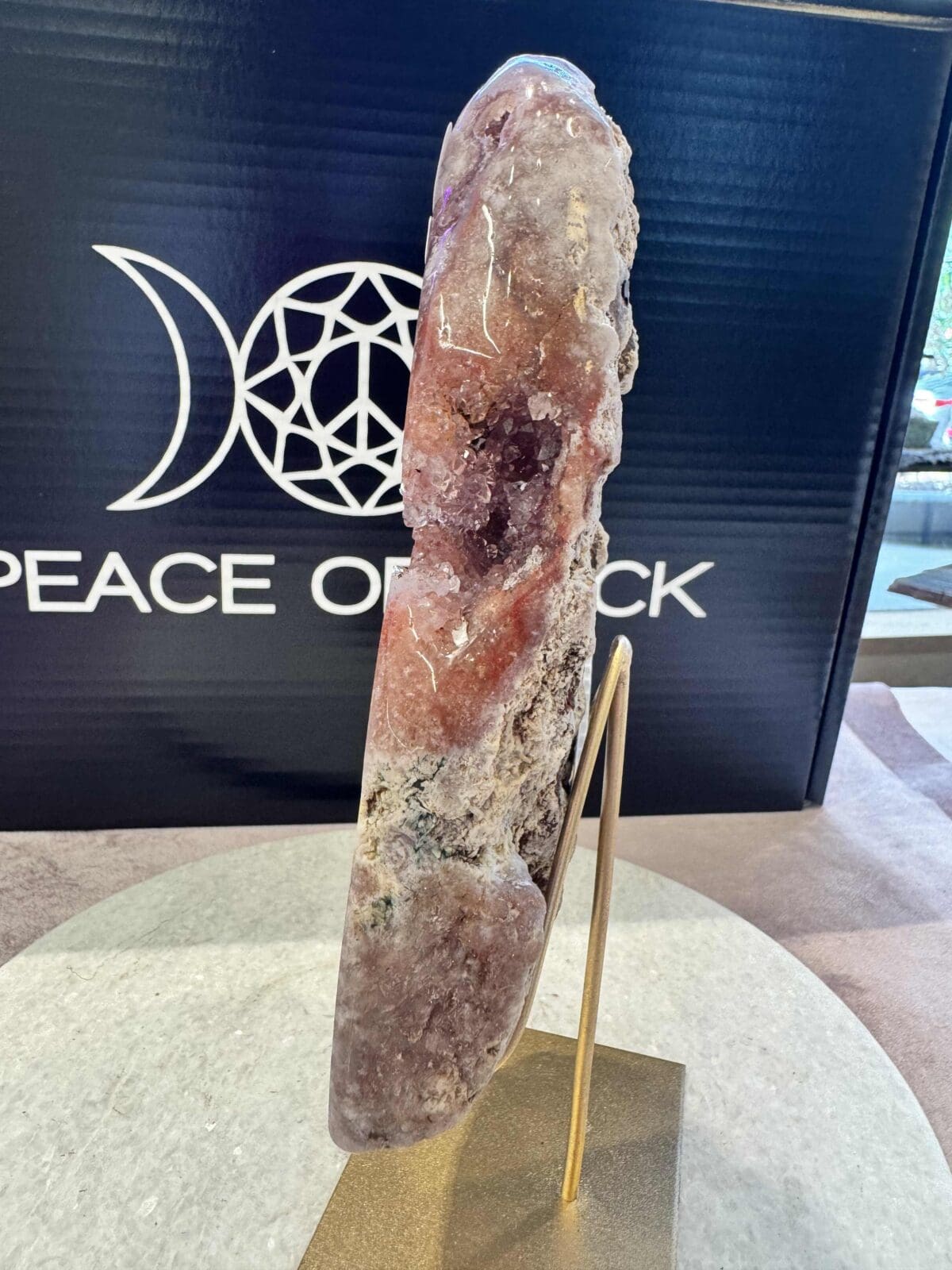 Roze Amethist slab - Afbeelding 4