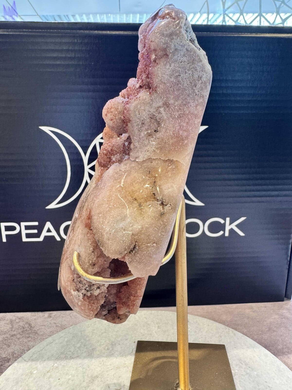 Bubbly Roze Amethist slab (eyecatcher) 1.8kg - Afbeelding 4