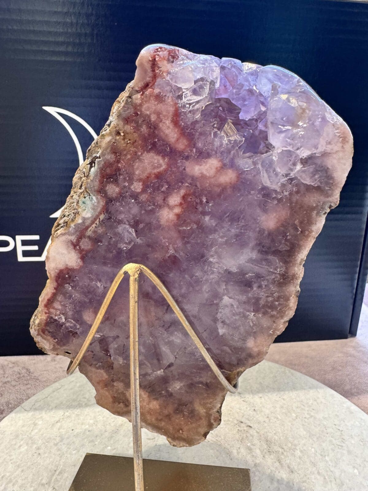 Roze Amethist slab - Afbeelding 2