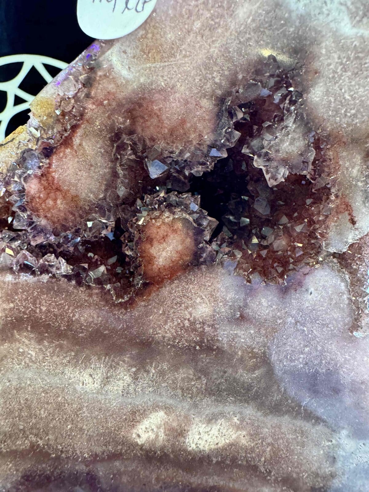 Set: "The sisters" Roze Amethist slabs (eyecatcher!) - Afbeelding 18