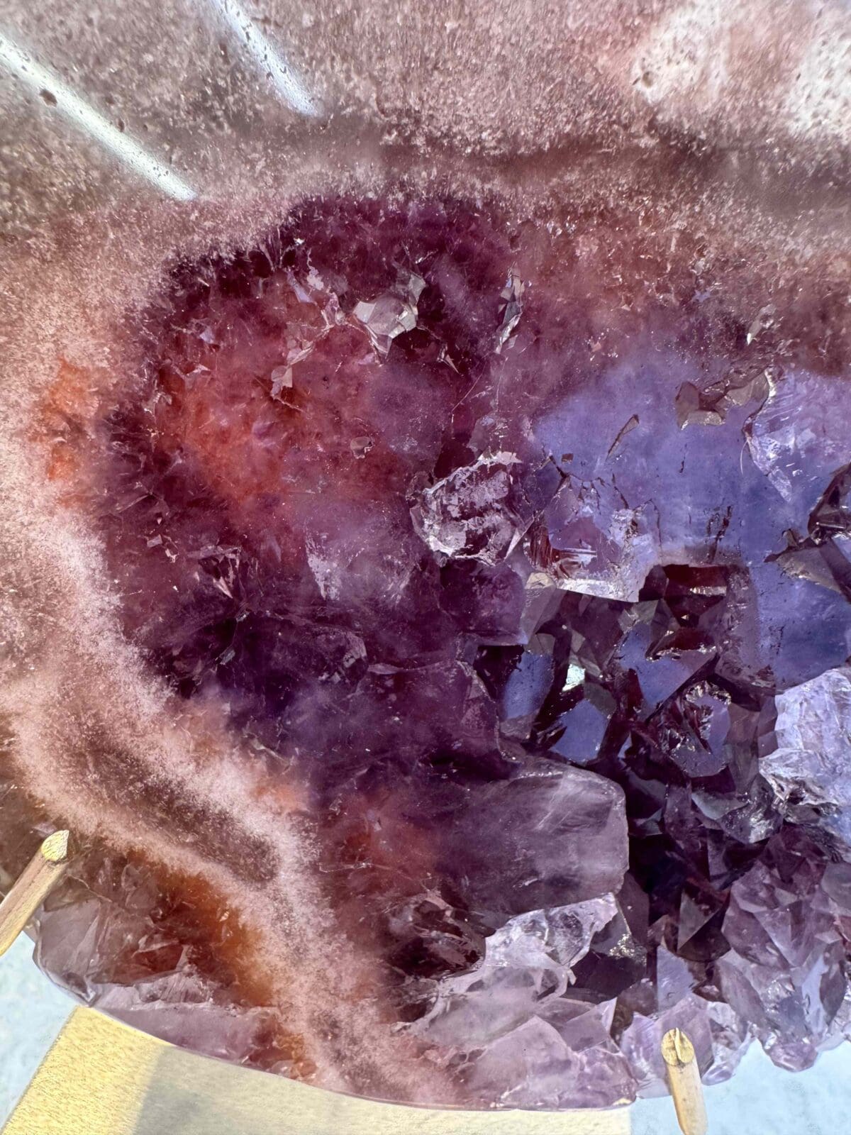 Set: "The sisters" Roze Amethist slabs (eyecatcher!) - Afbeelding 16