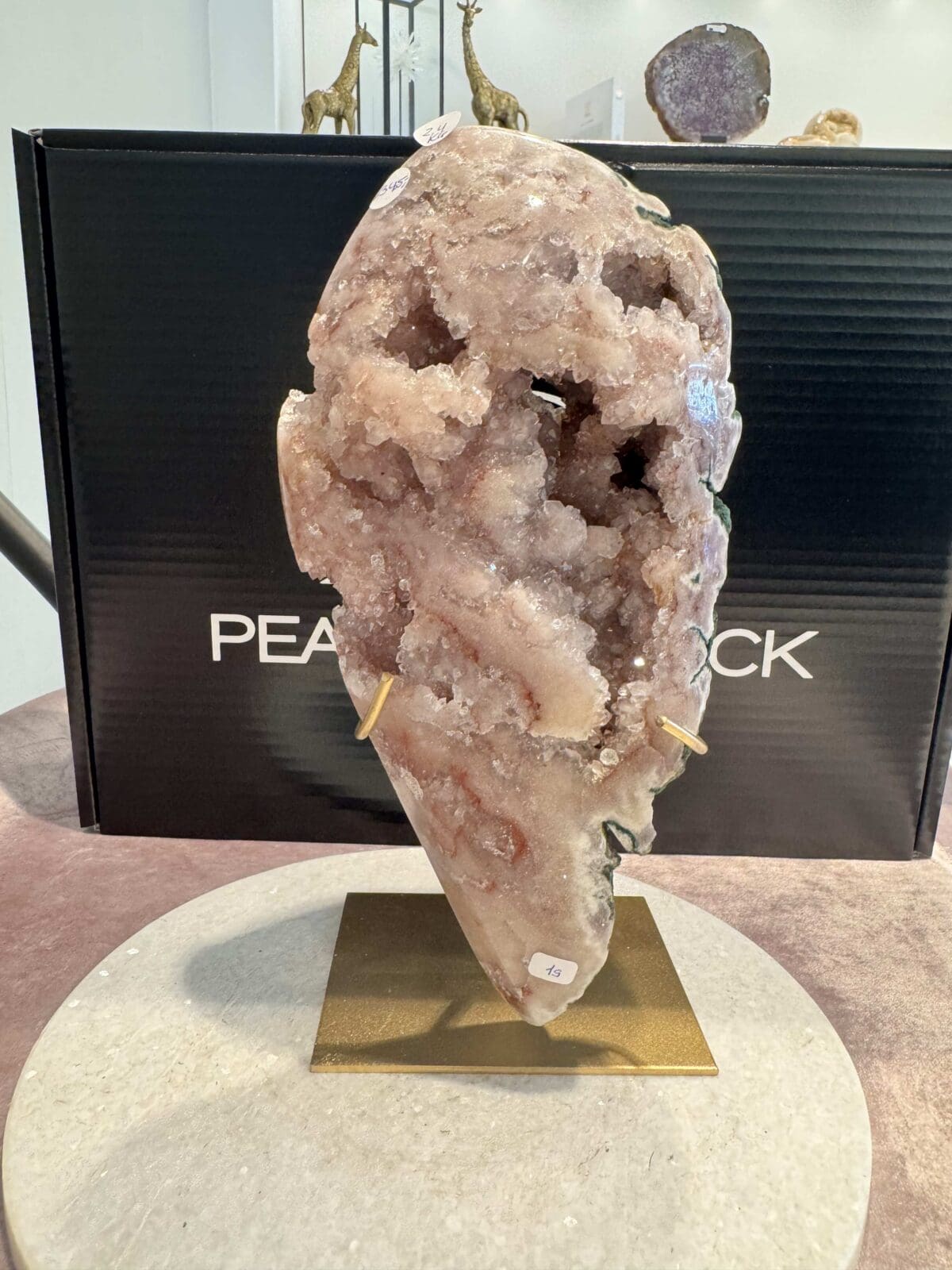 Roze Amethist slab (eyecatcher) 2.4kg