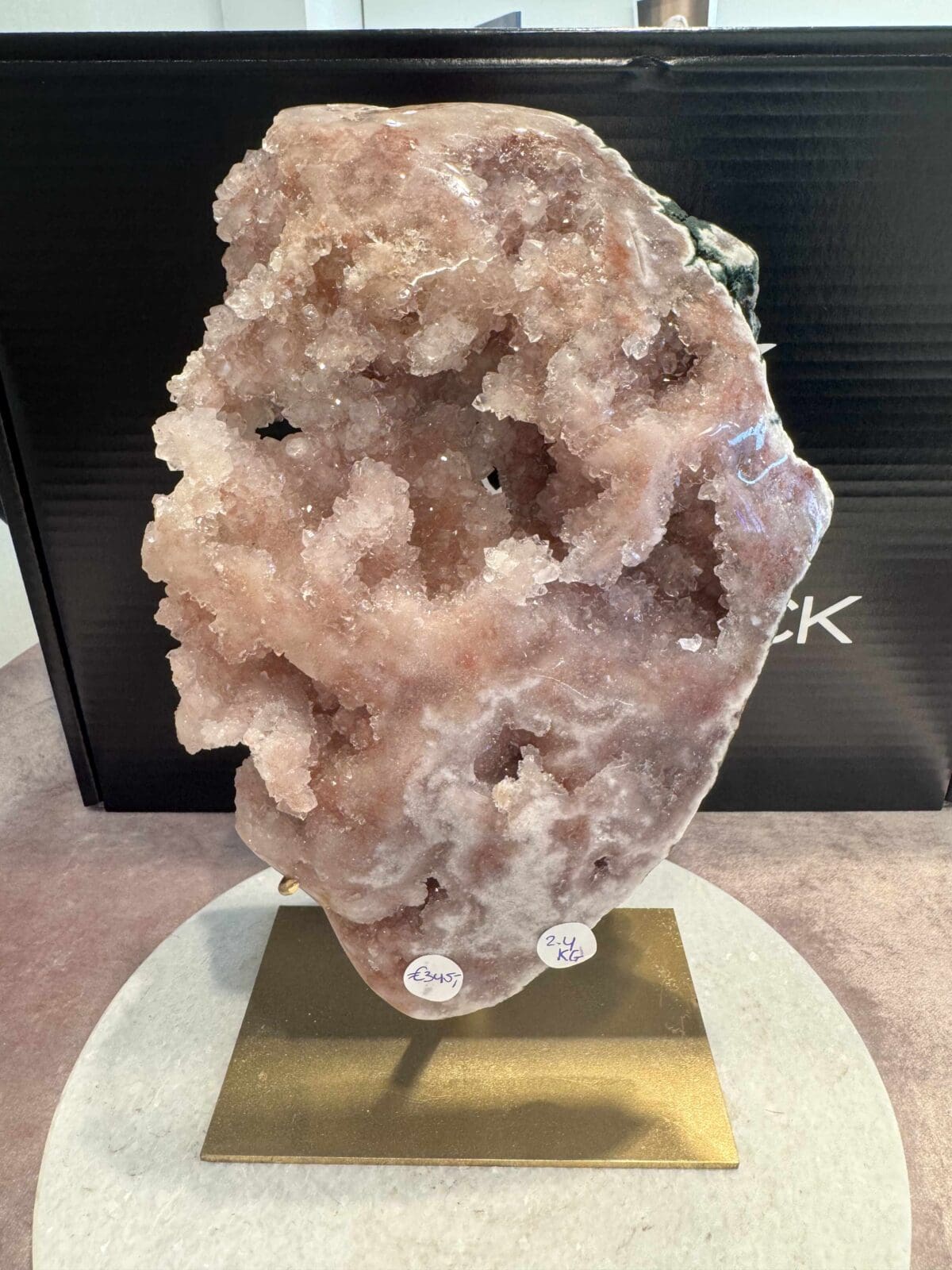 Roze Amethist slab (eyecatcher) 2.4kg
