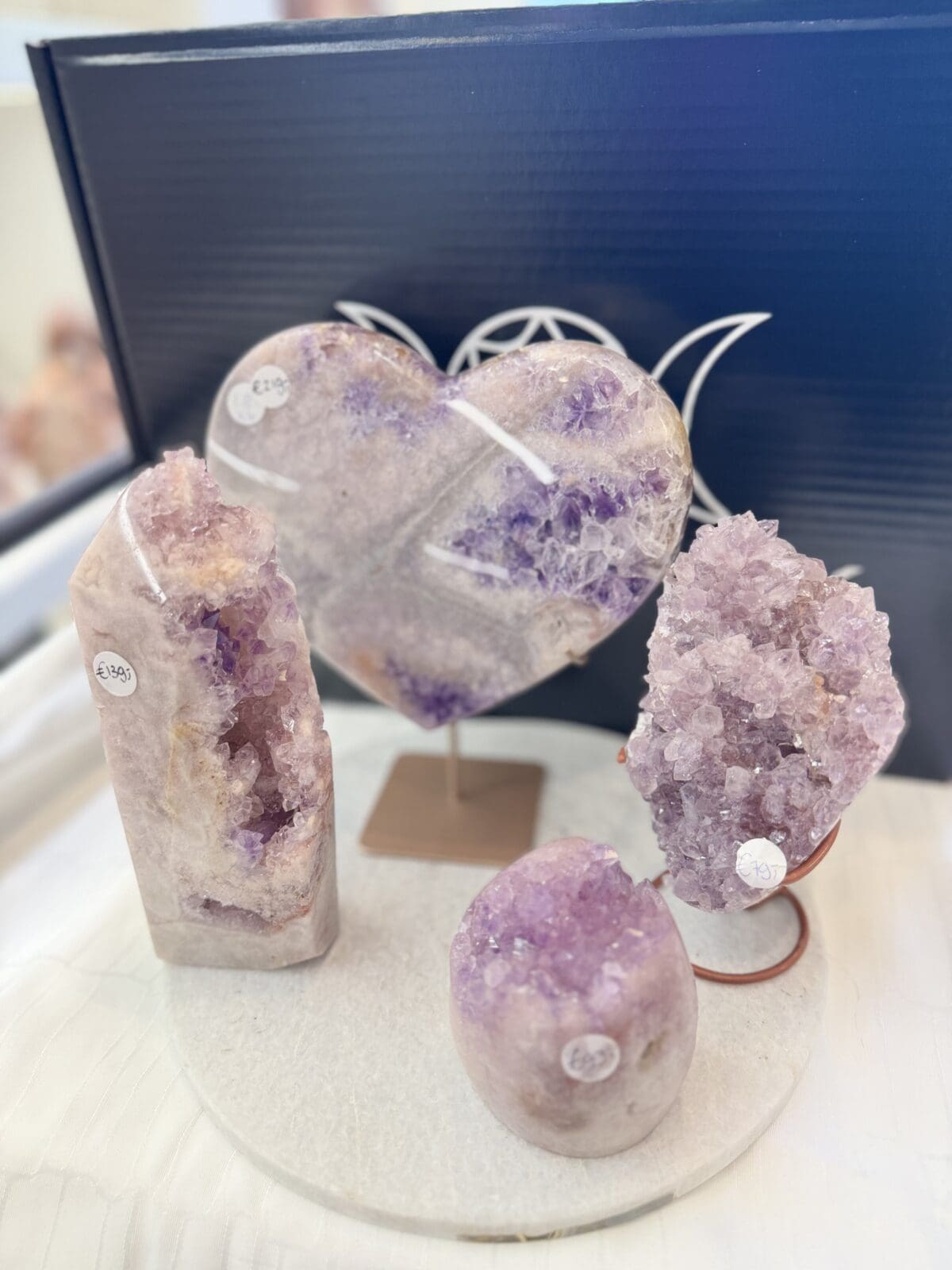 Set: Roze Amethist (statement piece!) - Afbeelding 24