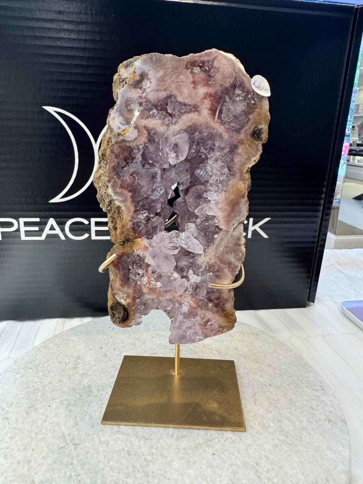 Roze Amethist slab (portaal)