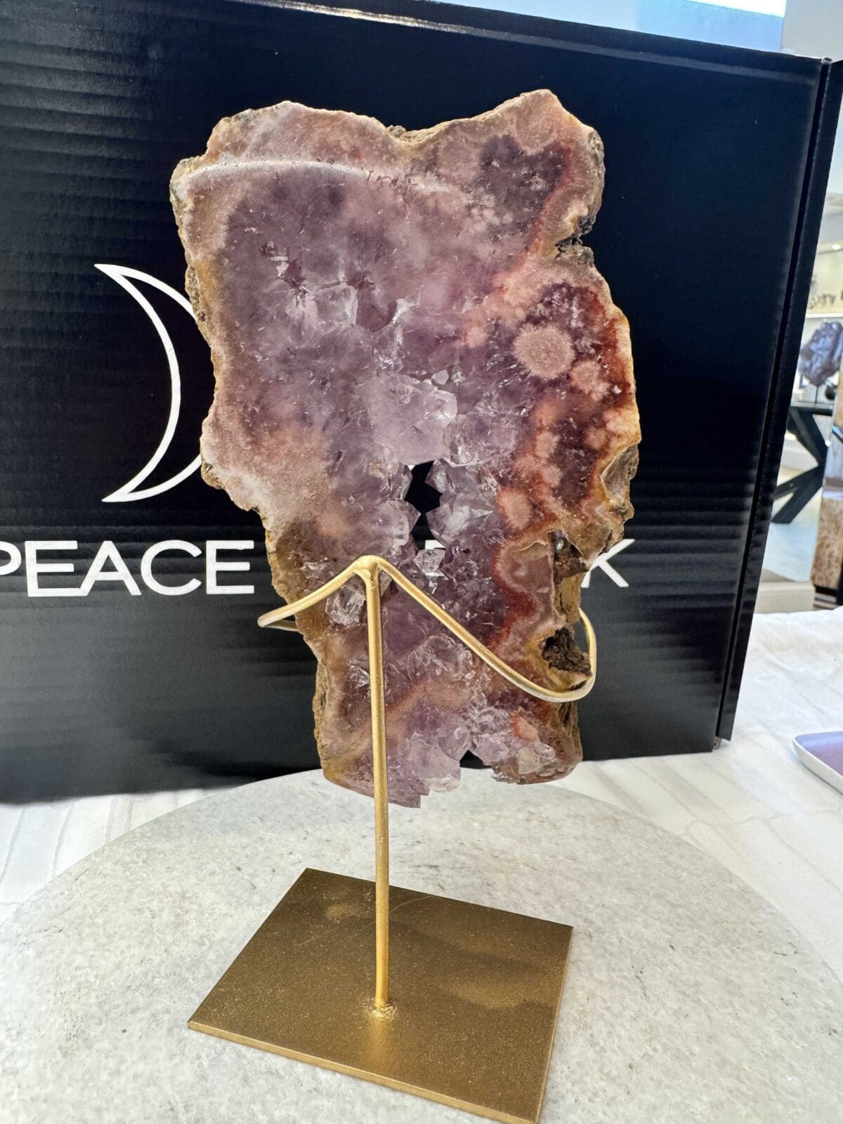 Roze Amethist slab (portaal) - Afbeelding 3