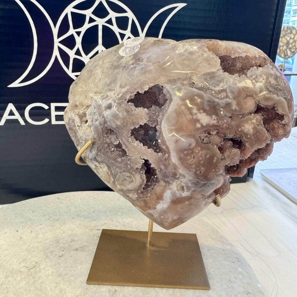 Roze Amethist Hart (1.2kg)