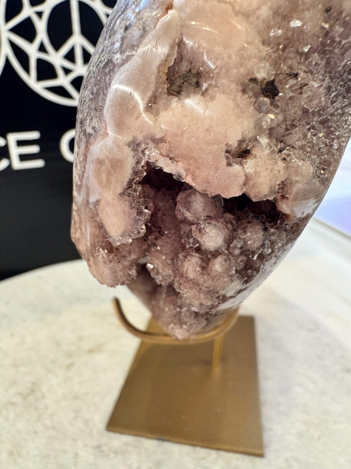 Roze Amethist Hart (1.2kg) - Afbeelding 5