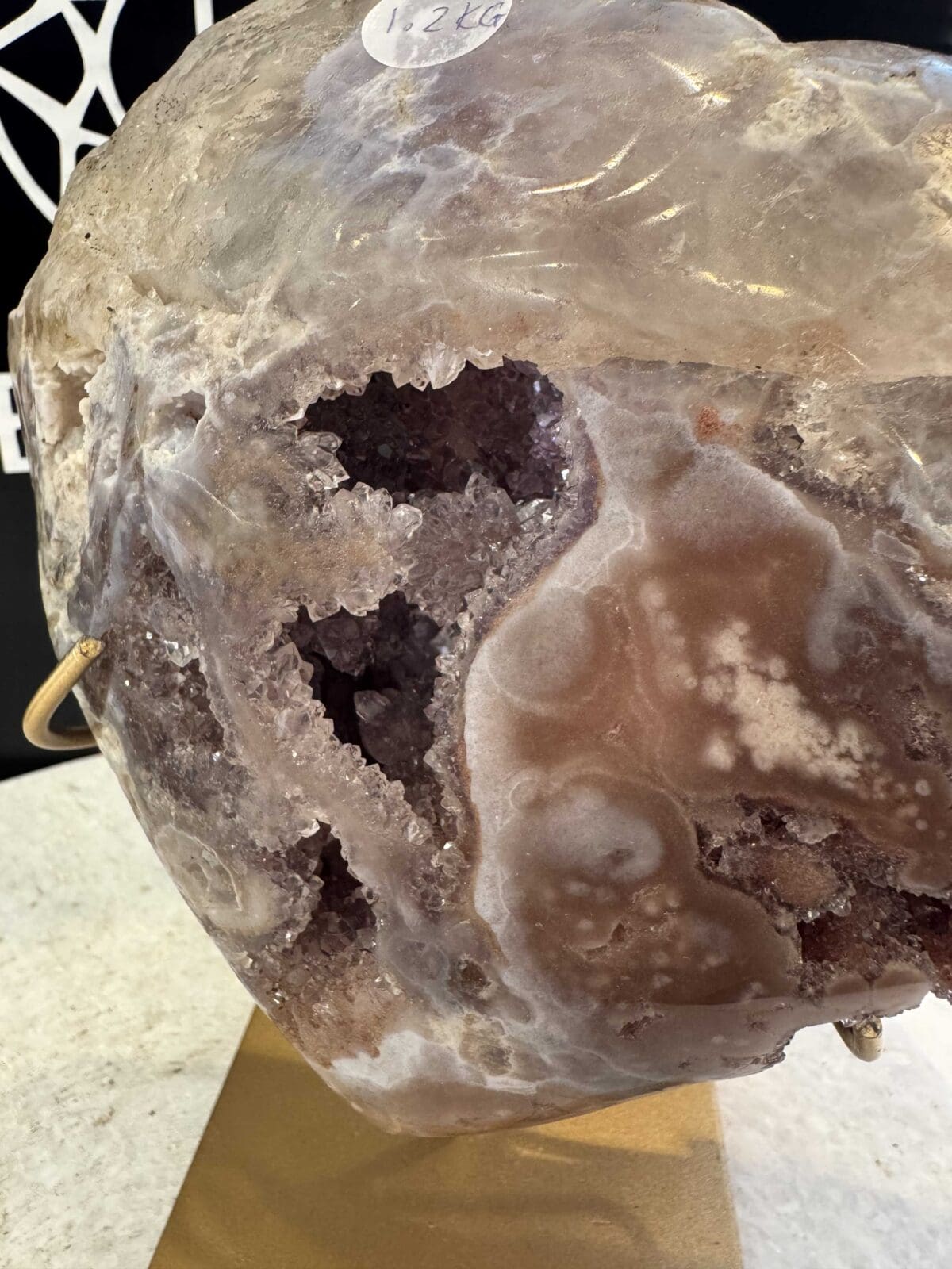 Roze Amethist Hart (1.2kg) - Afbeelding 6