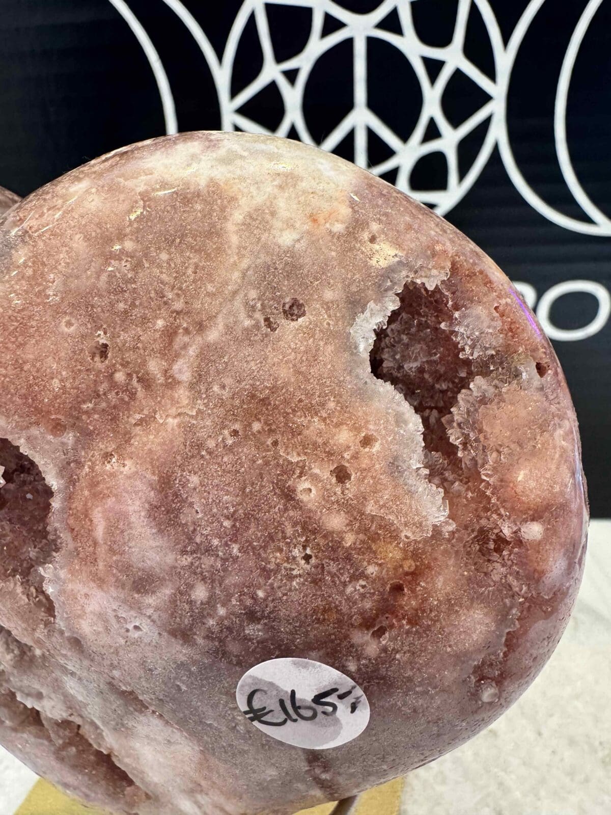 Roze Amethist Hart - Afbeelding 7