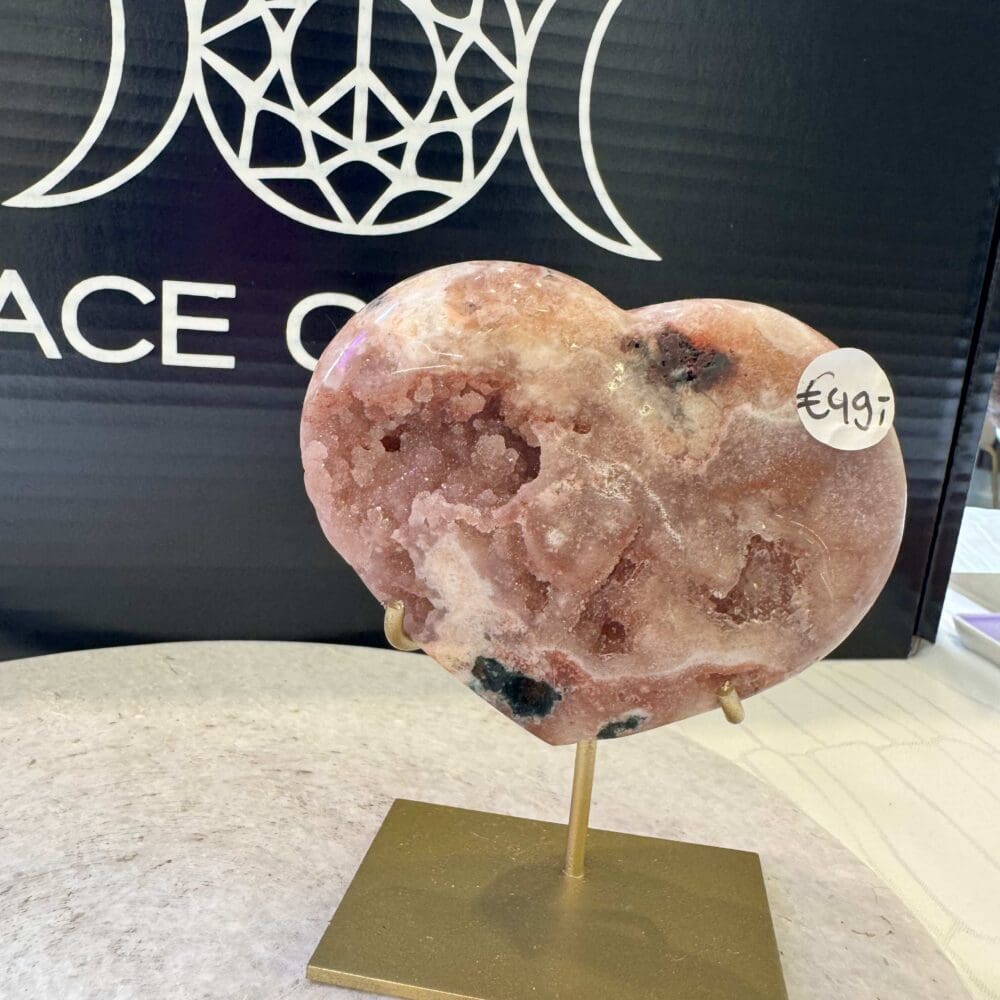 Roze Amethist Hart