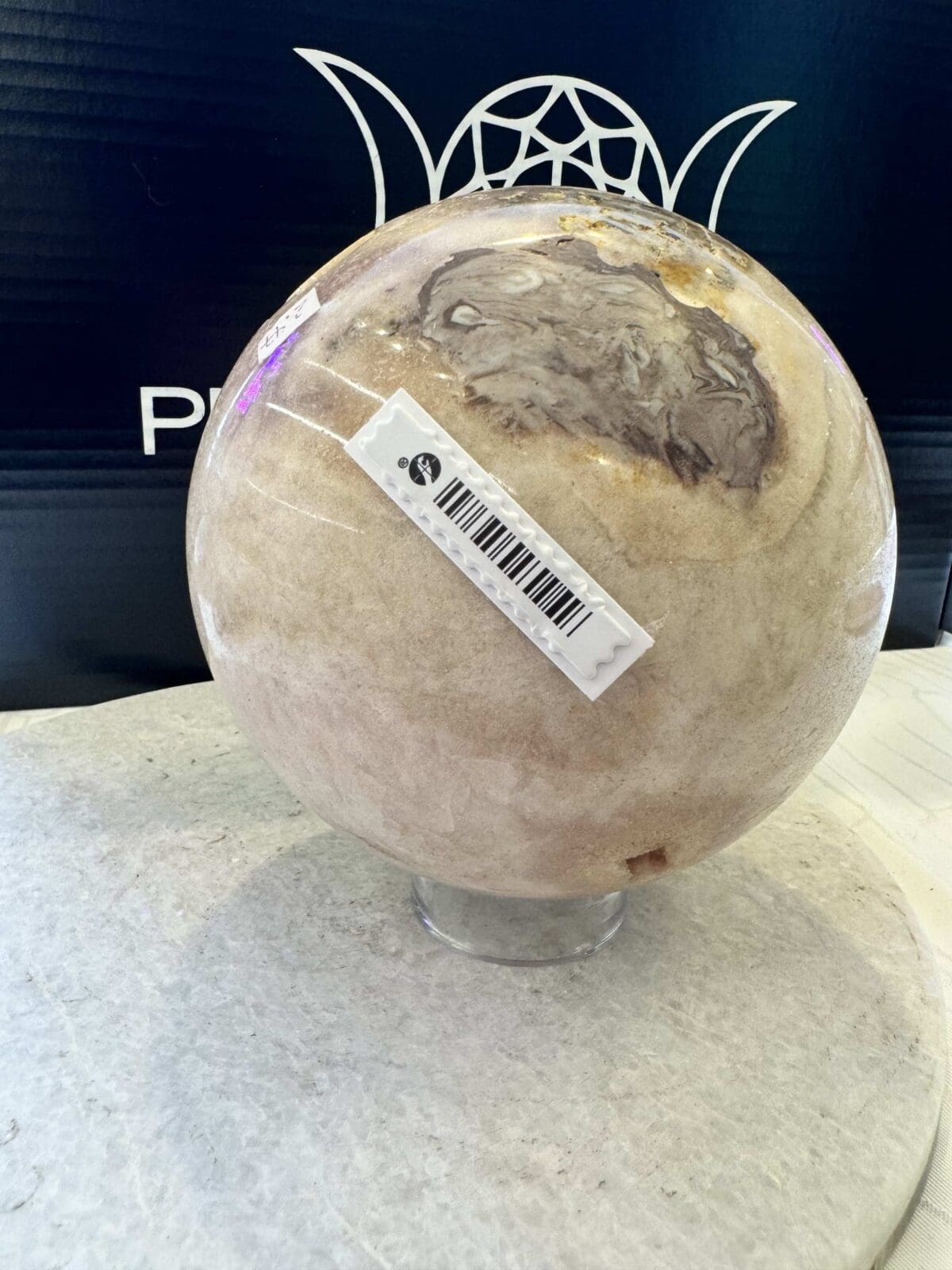 Roze Amethist sphere/bol (⌀10cm) - Afbeelding 5