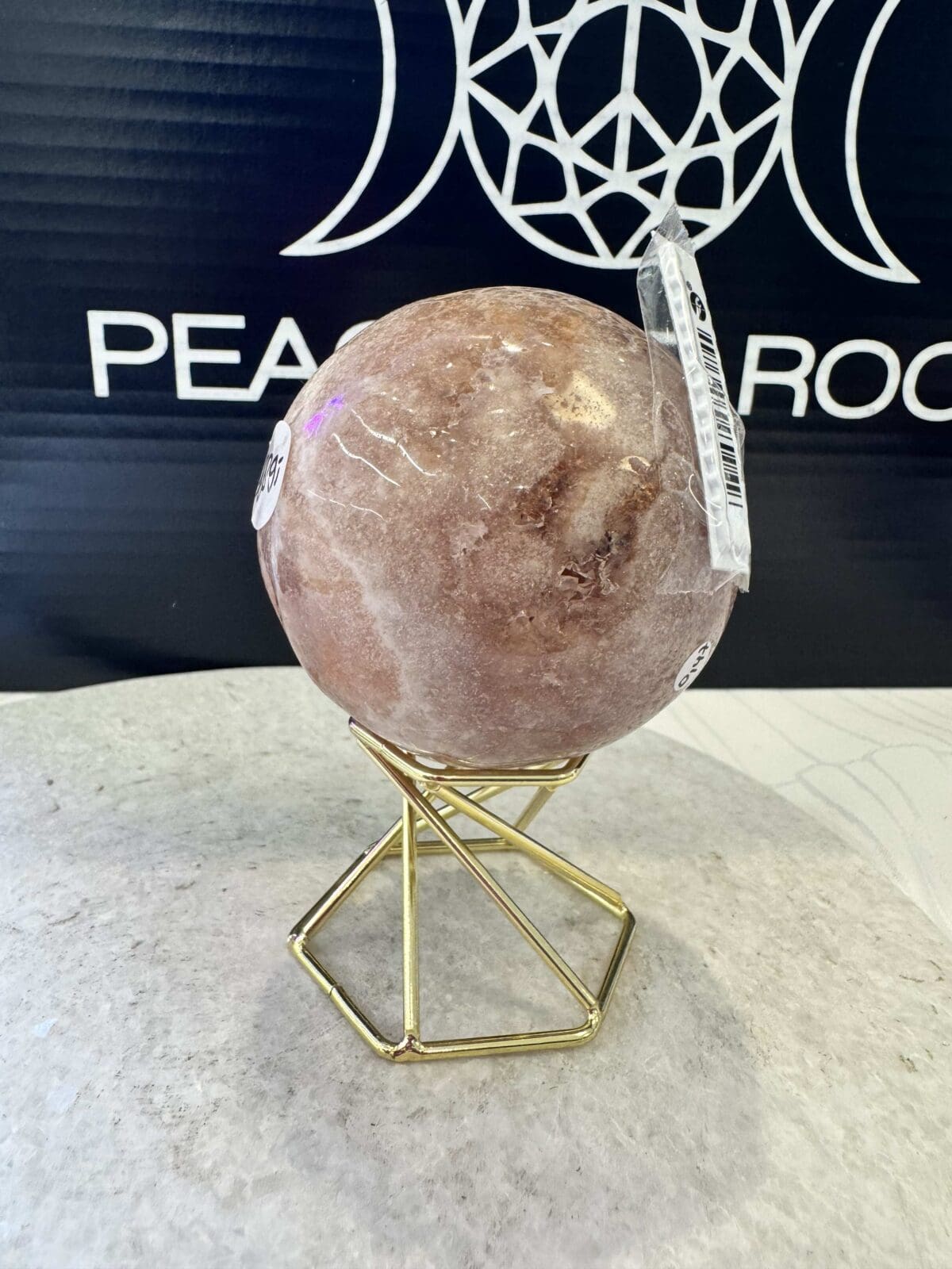Roze Amethist sphere/bol (⌀6cm) - Afbeelding 5