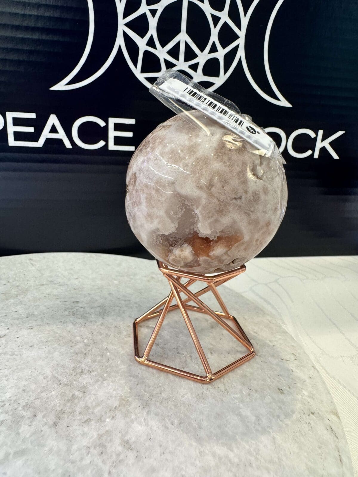 Roze Amethist sphere/bol (⌀5cm) - Afbeelding 3
