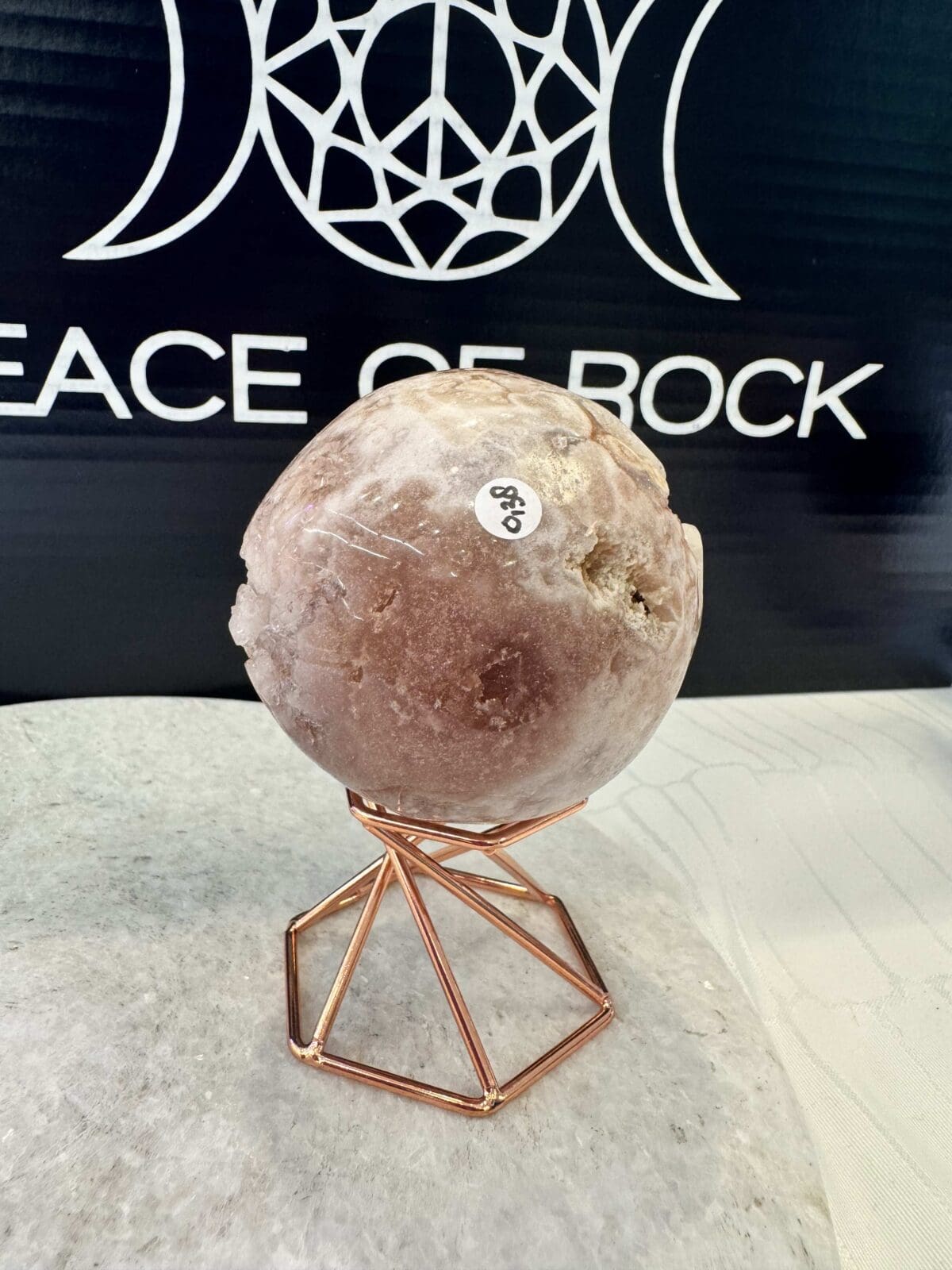 Roze Amethist sphere/bol (⌀5cm) - Afbeelding 5
