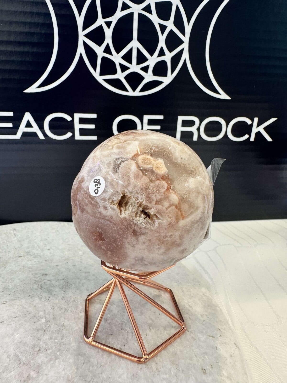 Roze Amethist sphere/bol (⌀5cm) - Afbeelding 6