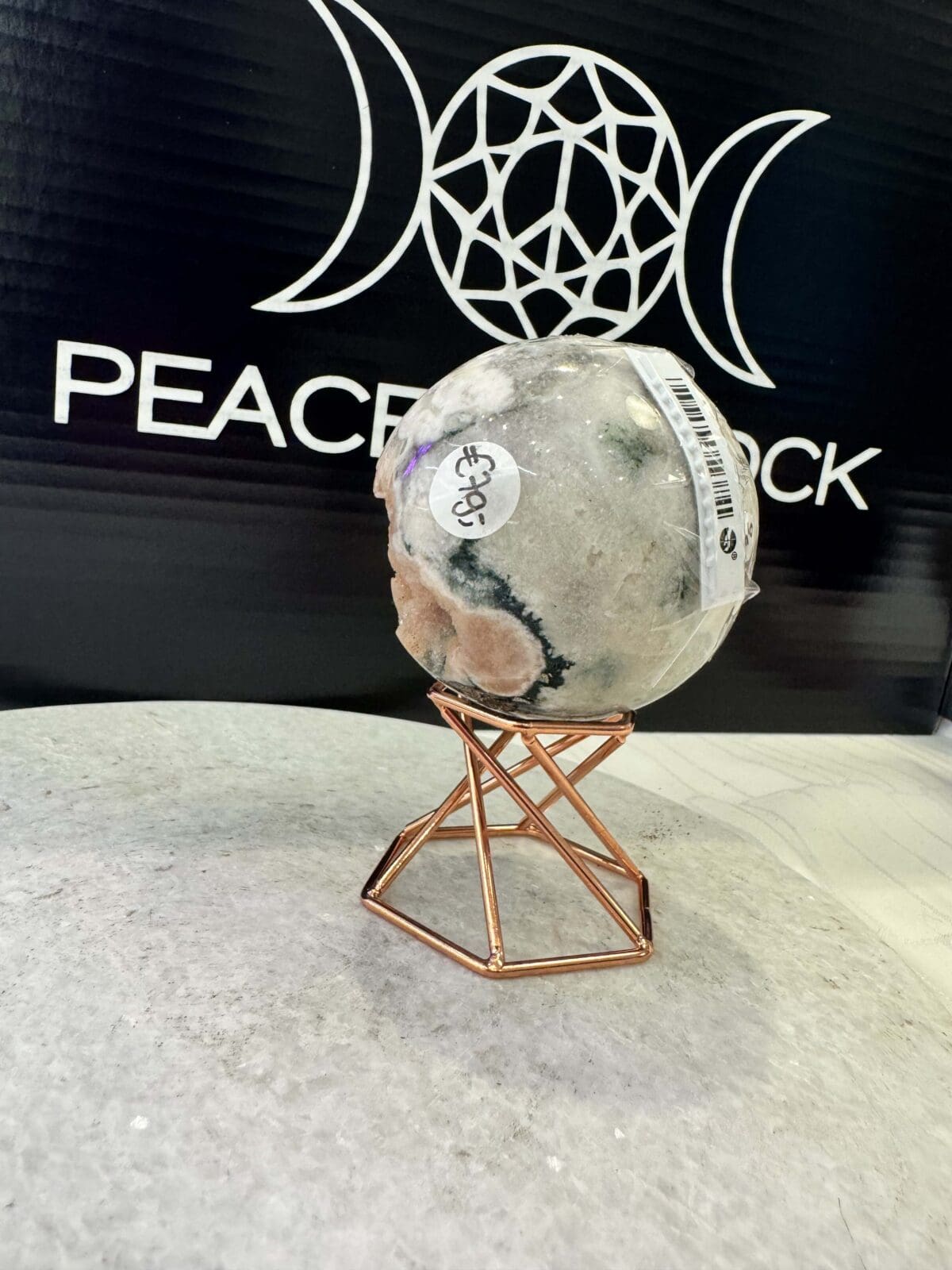 Roze Amethist sphere/bol (⌀6cm) - Afbeelding 5