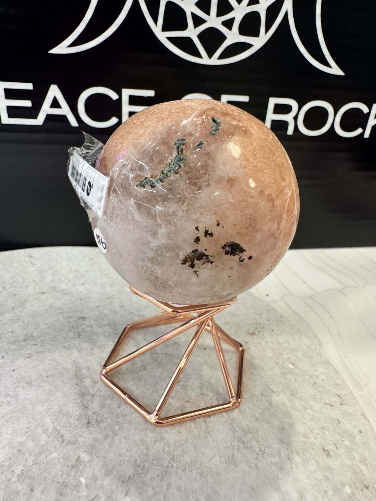 Roze Amethist sphere/bol (⌀5.5cm) - Afbeelding 3