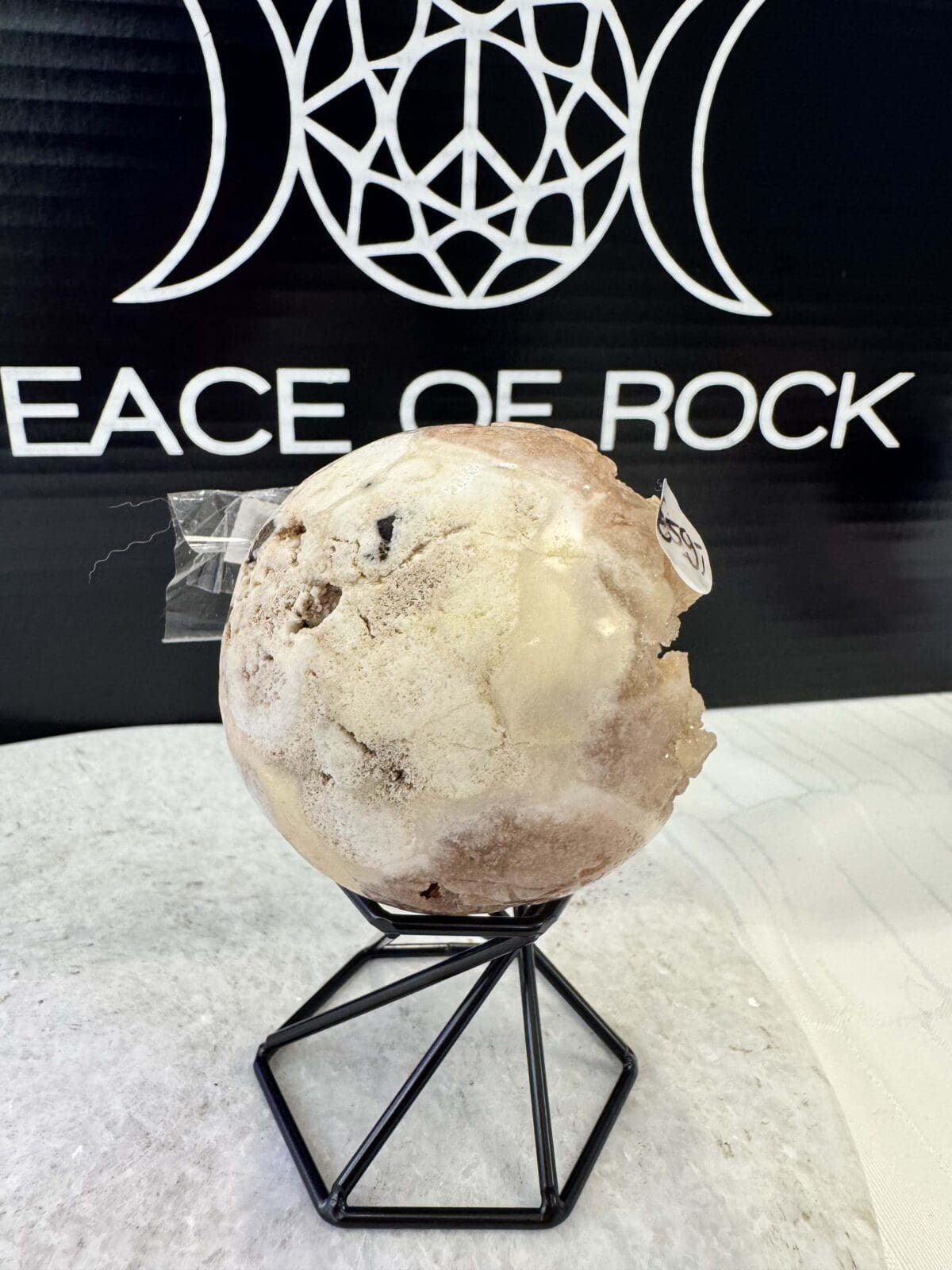 Roze Amethist sphere/bol (⌀5.5cm) - Afbeelding 2