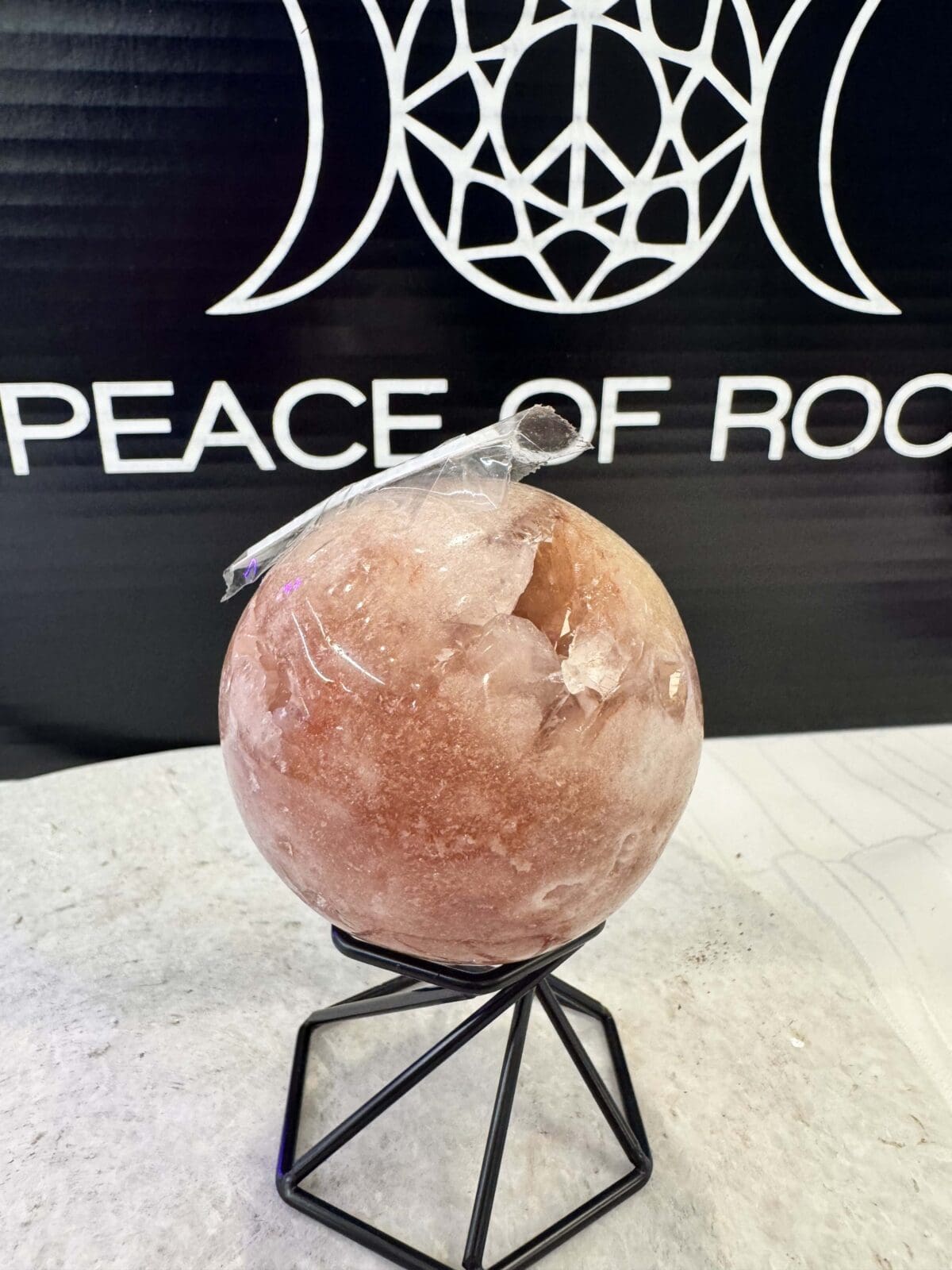 Roze Amethist sphere/bol (⌀5.5cm) - Afbeelding 5