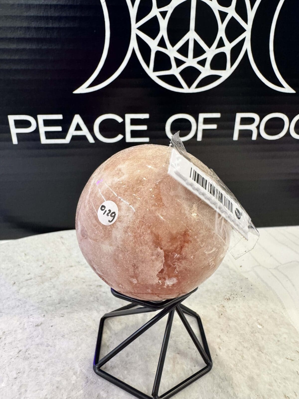 Roze Amethist sphere/bol (⌀5.5cm) - Afbeelding 6
