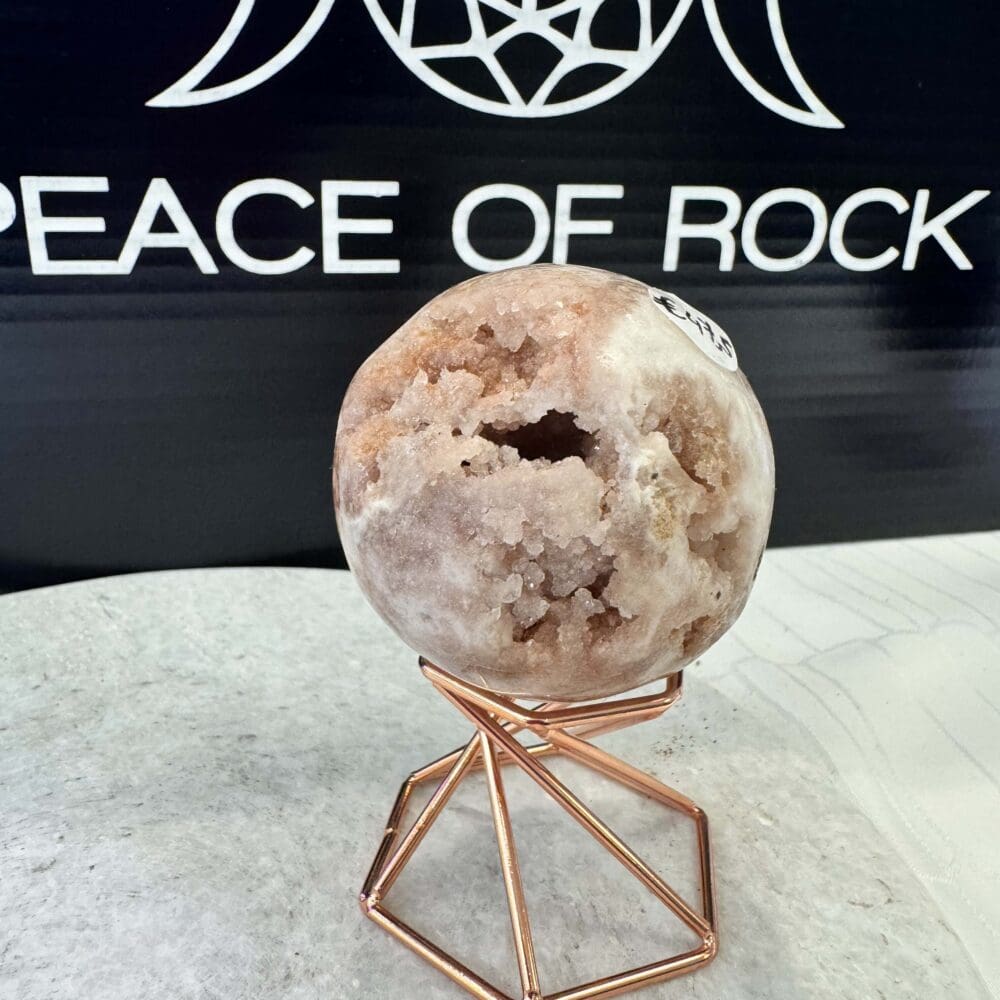 Roze Amethist sphere/bol (⌀5.5cm)