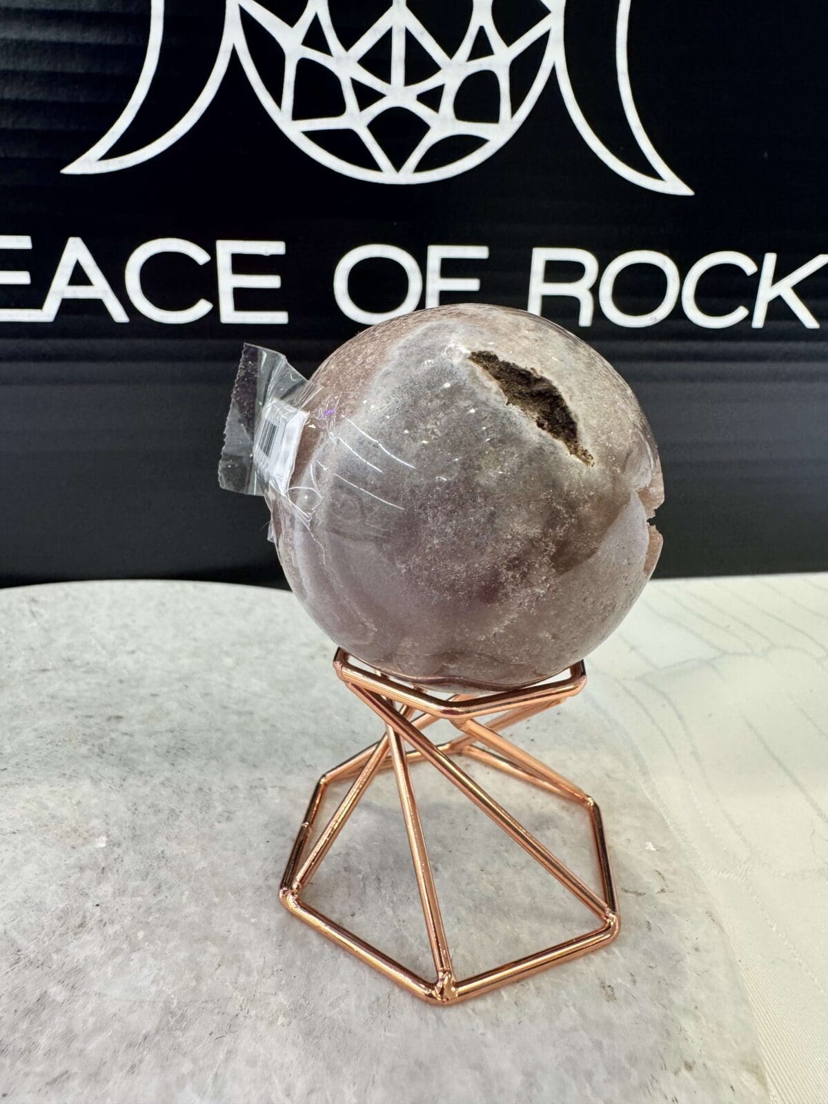 Roze Amethist sphere/bol (⌀5.5cm) - Afbeelding 3