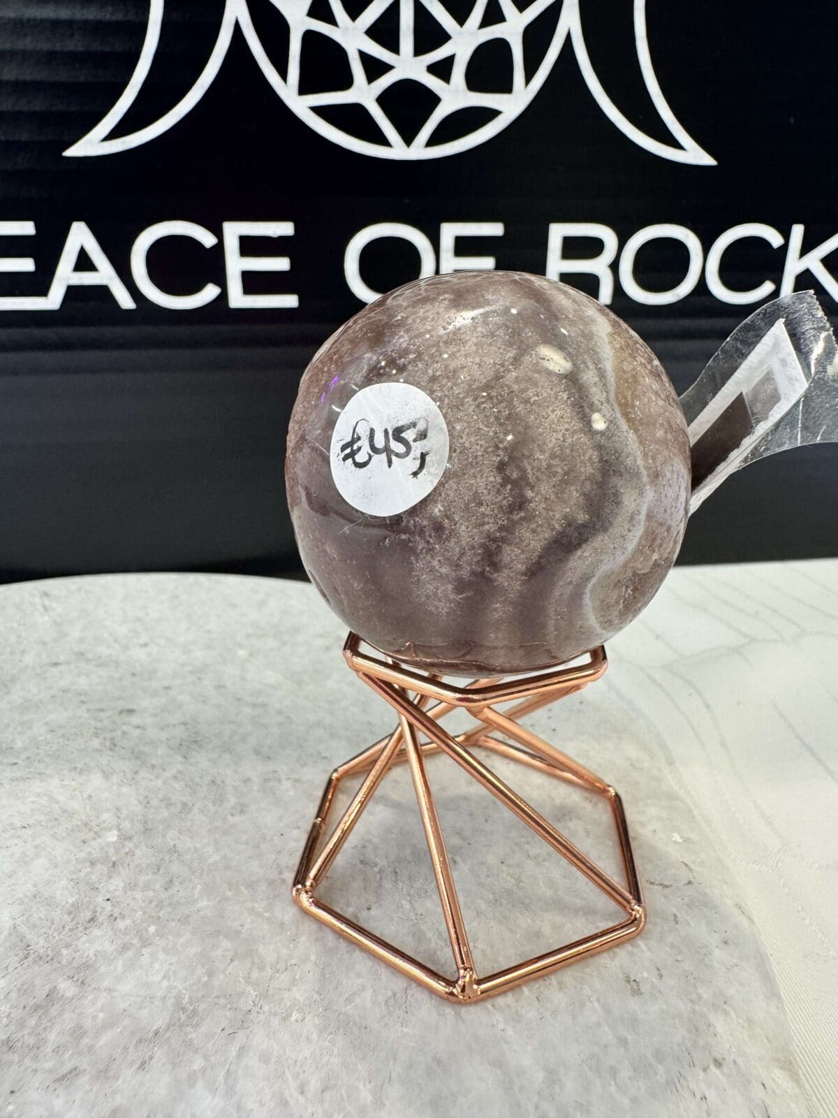 Roze Amethist sphere/bol (⌀5.5cm) - Afbeelding 5