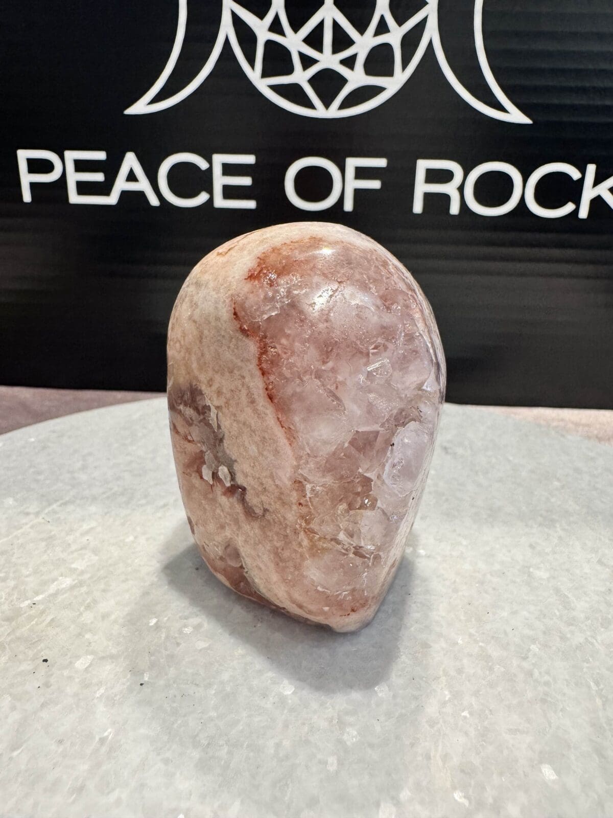 Roze Amethist freeform - Afbeelding 3