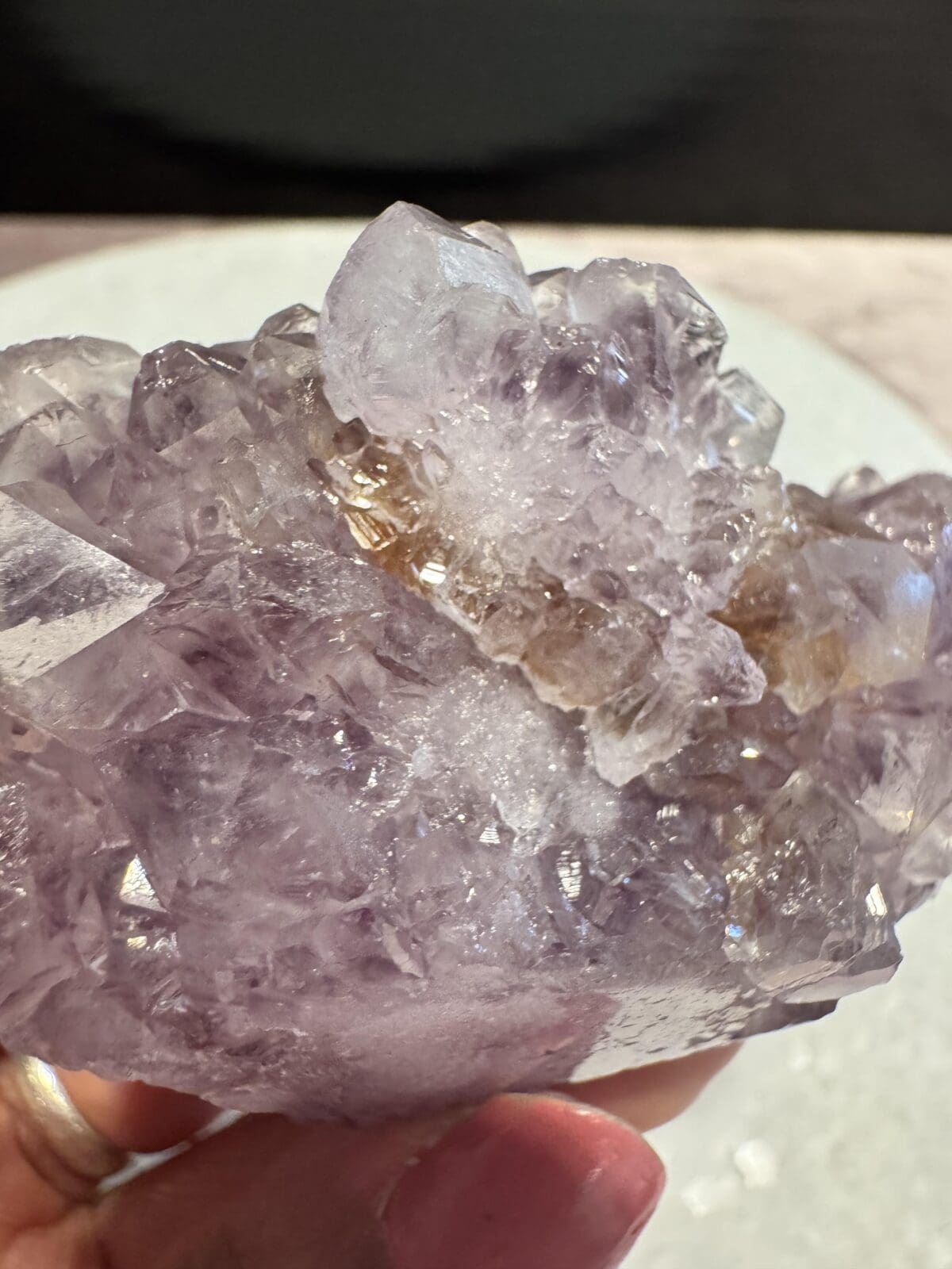 Roze Amethist freeform - Afbeelding 7