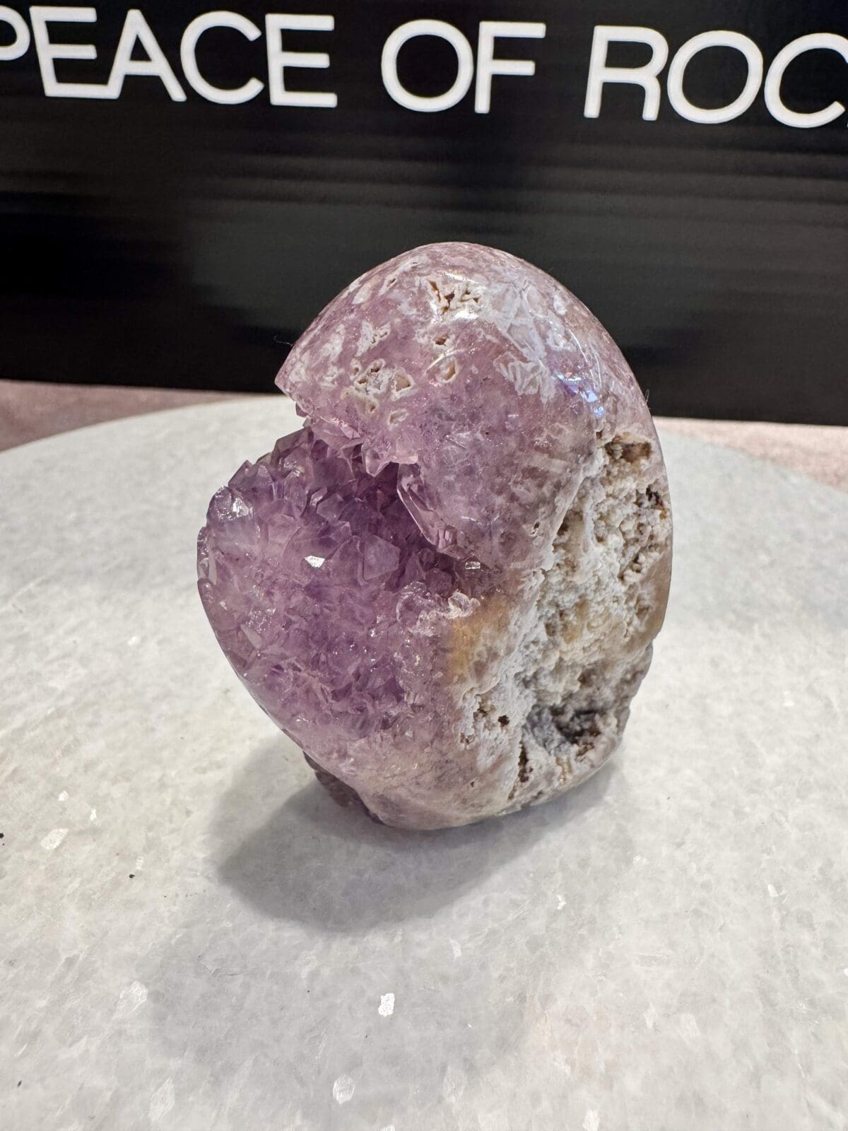 Roze Amethist freeform - Afbeelding 4