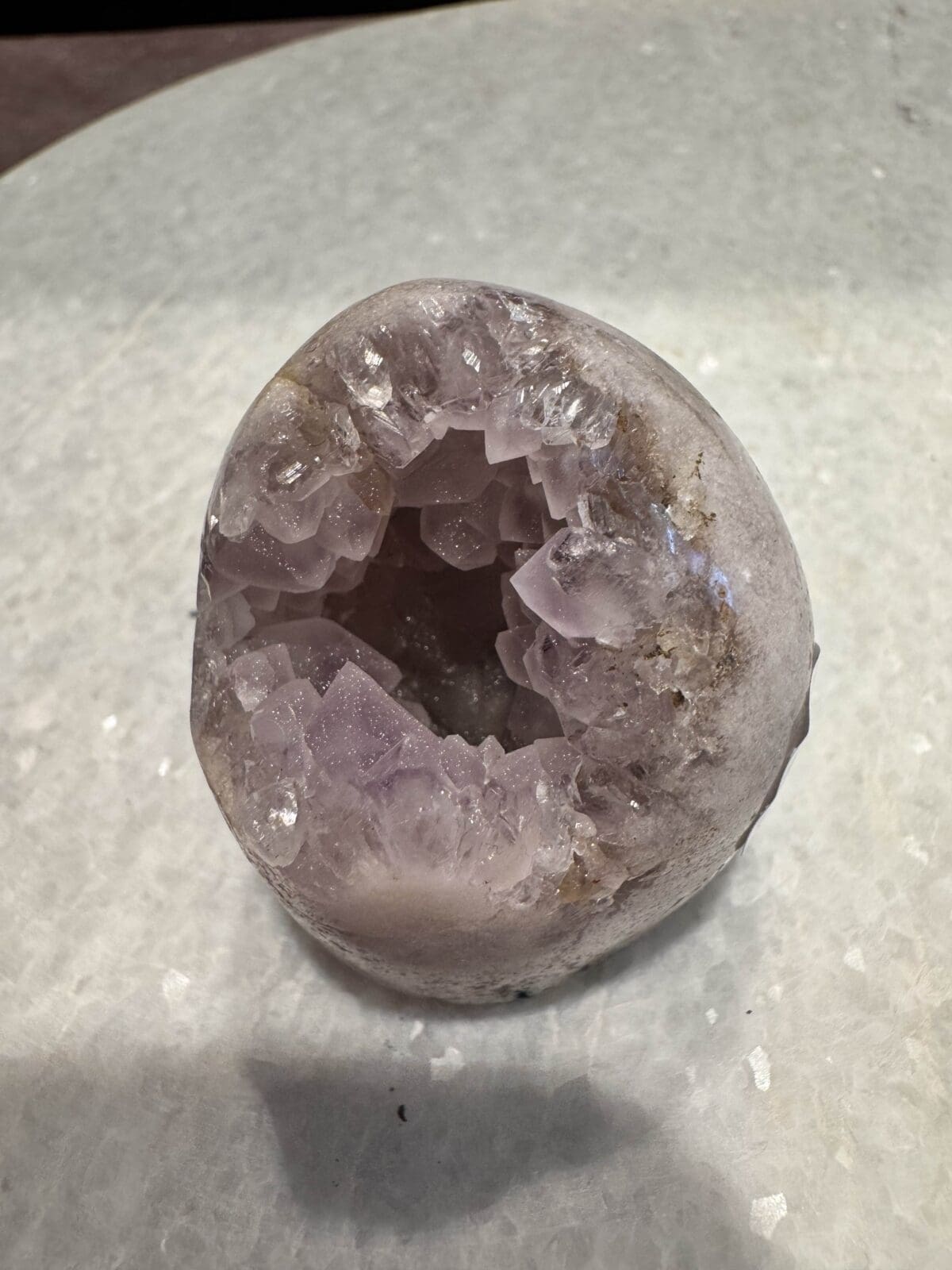 Sugar druze Roze Amethist freeform - Afbeelding 5