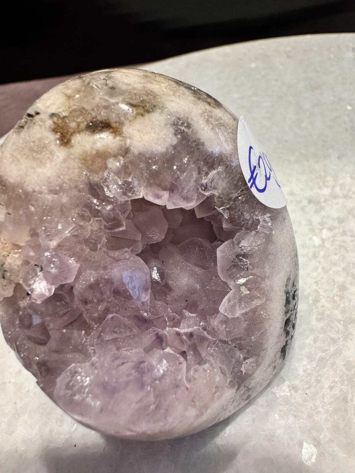 Sugar druze Roze Amethist freeform - Afbeelding 6