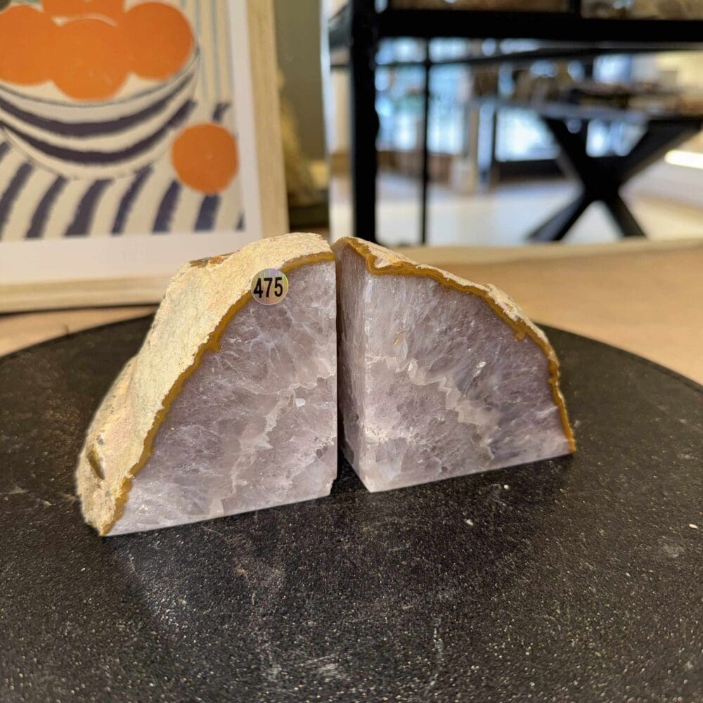 Agaat boekensteun set #475