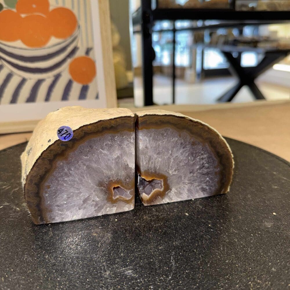 Agaat boekensteun set #470