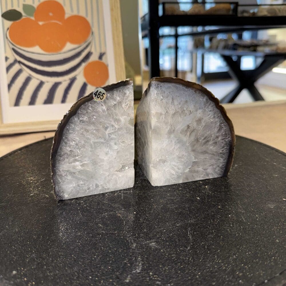 Agaat boekensteun set #465